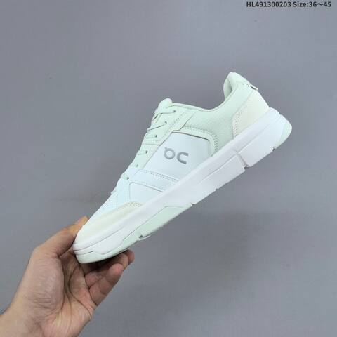 On THE ROGER Clubhouse Pale Mint White EU 36-45 Sneaker Casual Sneakers - Unisex (BS-69694)