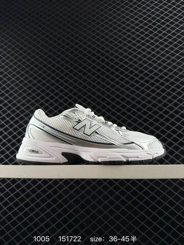 New Balance 740 U740GR2 White Purple Black Silver EU 36-45 Sneaker - Unisex (BS-82747)