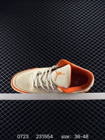 Jordan Air Jordan 3 Retro Cream Orange White EU 36-48 Basketball Shoe - Unisex BS-81027