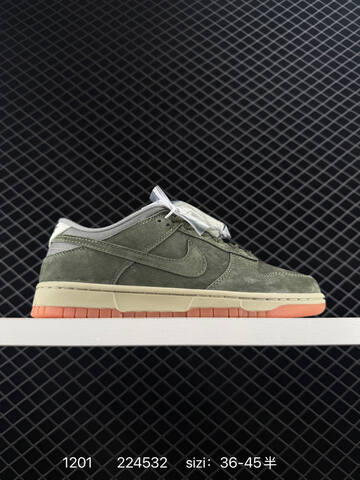 Nike SB Dunk Low Pro HJ0367-200 Olive Green Grey Sail Coral EU 36-45 5 Skate - Unisex (BS-73906)