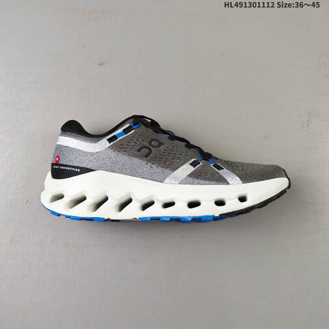 On Running Cloudsurfer 2 Dark Grey White Black Blue EU 36-45 Running Shoe Running Sneakers - Unisex (BS-69822)
