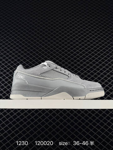 Jordan Flight Court Cool Grey Light Grey Red EU 36-46 Sneaker - Unisex (BS-79945)