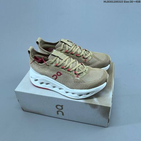 On Cloudsurfer Max White Green Blue Cream Black EU 36-45 Running Shoe Running Sneakers - Unisex (BS-69674)