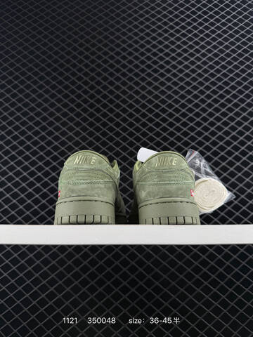 Nike SB Dunk Low x Supreme Olive Green EU 36-45 5 Skate - Unisex (BS-74085)