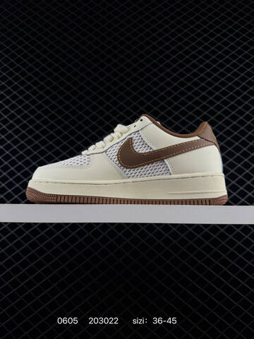Nike Air Force 1 Sail Brown White EU 36-45 Lifestyle - Unisex (BS-70957)