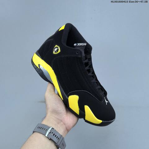 Jordan Air Jordan 14 Retro Thunder Black Yellow EU 36-47 5 Basketball - Unisex BS-66179