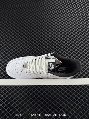 Nike Air Force 1 Low White Black EU 36-45 Casual - Unisex (BS-73924)