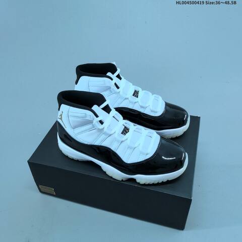 Jordan Air Jordan 11 Retro Gratitude White Black Gold EU 36-48 5 Basketball - Unisex (BS-66130)