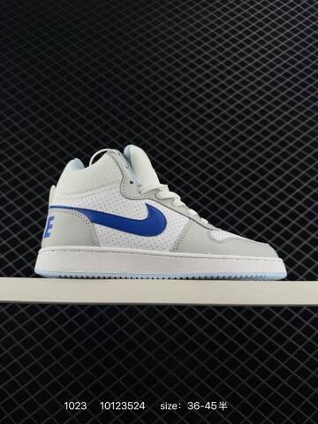Nike Court Borough Mid White Grey Burgundy White Black Gum White Grey Blue White Red Black EU 36-45 5 Casual - Unisex (BS-74633)