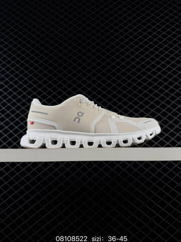 On Cloud 5 Fog White Or All Black EU 36-45 Running Shoe Running Sneakers - Unisex (BS-84921)
