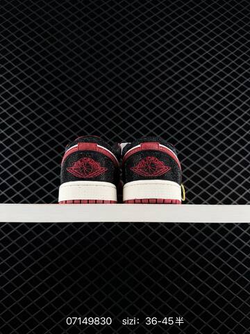 Air Jordan 1 Low AIR JORDAN 1 Aj1 1 Swoosh Logo Lifestyle BS-78972
