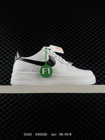 Nike Air Force 1 07 Low White Black EU 36-45 Lifestyle - Unisex (BS-71985)