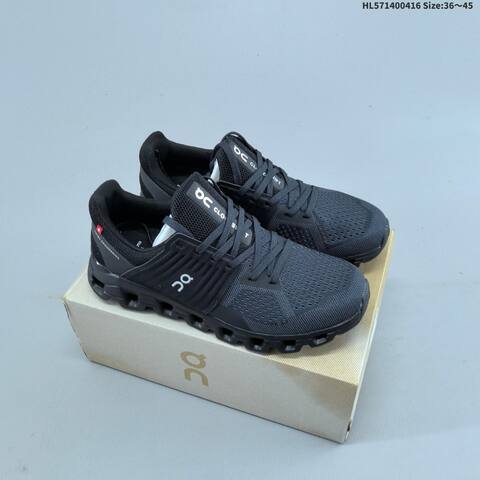 On Cloudswift Black Grey White EU 36-45 Running Shoe Running Sneakers - Unisex (BS-69602)