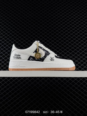 Nike Air Force 1 07 Low White Black Grey Red EU 36-45 Lifestyle - Unisex (BS-70168)