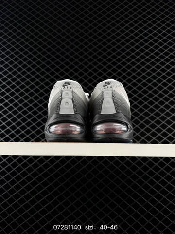 Nike Air Max 95 Black Grey White Pink 40-46 Running - Men's (BS-70055)