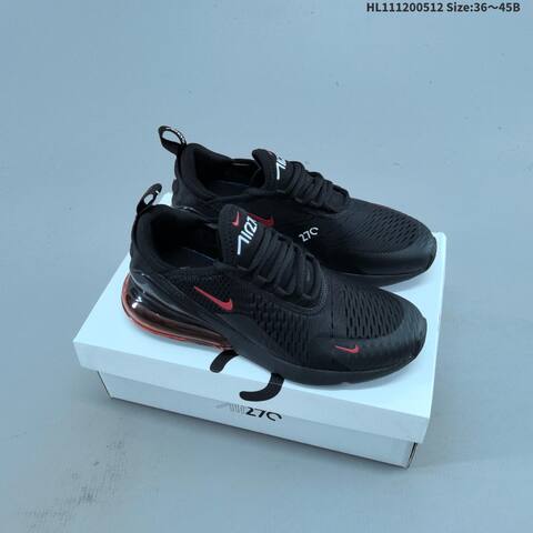 Nike Air Max 270 White Black Gold Black Red EU 36-45 Running Shoe - Unisex BS-60398