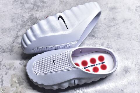 Nike Mind 001 White Red Black Slides (BS-59824)