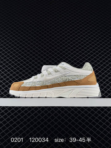 Nike P-6000 Sail White Tan Gum Red EU 39-45 Running - Unisex (BS-72865)