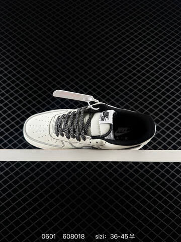 Nike Air Force 1 07 Off White Black Navy Blue EU 36-45 Skate - Unisex (BS-71048)