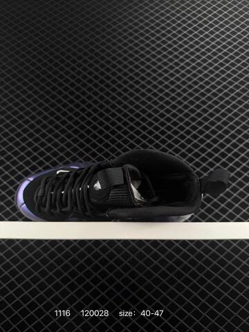 Nike Air Foamposite Pro Black Iridescent Purple Teal 40-47 Basketball - Men's (BS-74178)