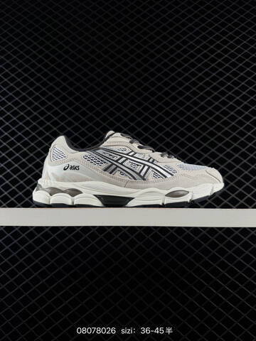 ASICS GEL-NYC Beige Silver Black White EU 36-45 Running Shoe Running Sneakers - Unisex