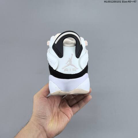Jordan Air Jordan 6 Rings White Black 40 47 Basketball - Men's (BS-67146)