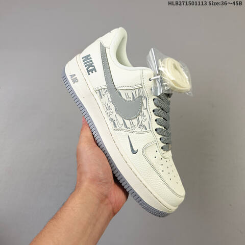 Nike Air Force 1 07 HH7518 070 Off White Grey EU 36 45 Sneaker EU 36-45 - Unisex (BS-63788)