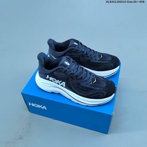 HOKA ONE ONE Clifton 10 White Light Green Blue EU 36-45 Running Shoe Running Sneakers - Unisex (BS-69342)