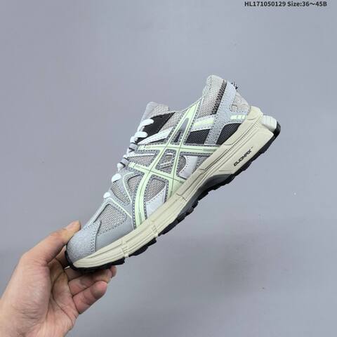 ASICS Gel-Kahana 8 Silver Grey White Black EU 36-45 Trail Shoe Trail Running Sneakers - Unisex (BS-69028)