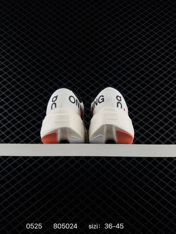 On Cloudboom Strike White Black Orange EU 36-45 Running Shoe Running Sneakers - Unisex (BS-85250)