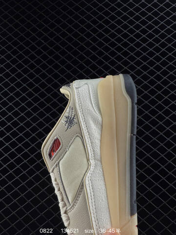 Jordan Air Jordan 4 Retro Beige Cream Grey Red EU 36-45 Basketball Shoe - Unisex BS-80857