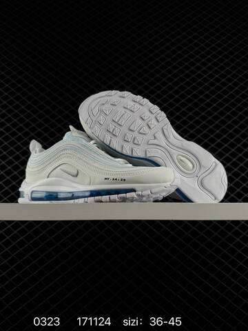 Nike Air Max 97 SE White Blue And Black Red EU 36-45 Lifestyle - Unisex (BS-72506)