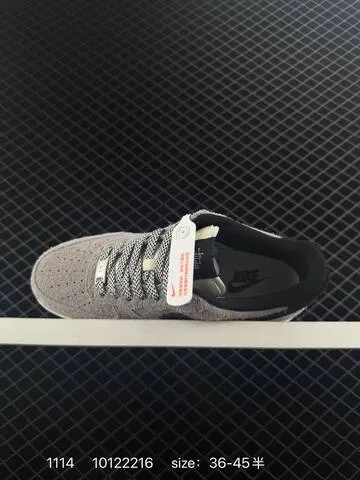Nike Stussy x Nike Air Force 1 07 Low Grey Black White 36-45 Lifestyle - Unisex BS-74205