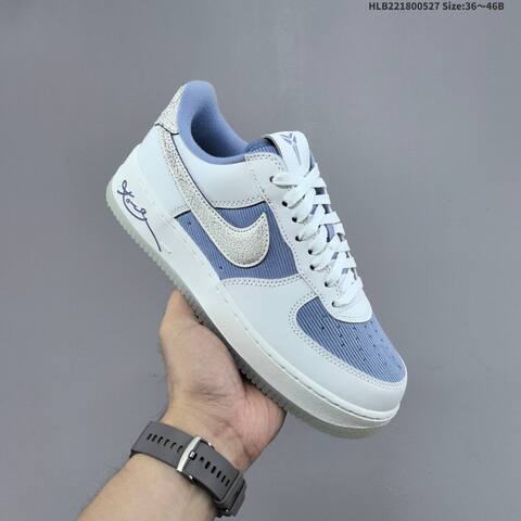 Nike Air Force 1 07 Kobe IM0583-400 White Light Blue Sail EU 36-46 Sneaker - Unisex BS-60077