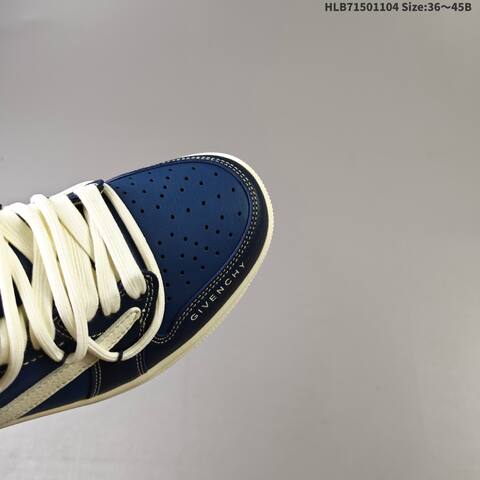 Givenchy Nike Air Jordan 1 x Travis Scott AIR JORDAN DIY Navy Blue And White (BS-63918)