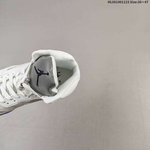 Air Jordan 5 Retro Metallic White Replica AIR JORDAN 5 Aj5 Lifestyle BS-67710