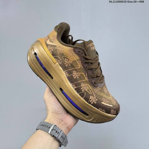 Nike VOMERO PREMIUM ReactX Air Zoom Brown Gold Purple EU 36-46 Running Shoe - Unisex BS-60066