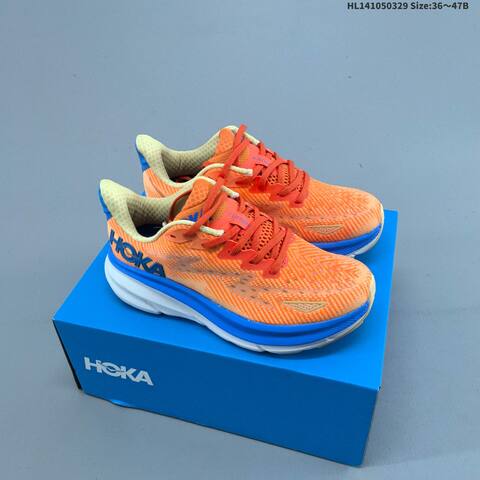 HOKA ONE ONE Clifton 9 All White EU 36-47 Running Shoe Running Sneakers - Unisex (BS-69368)