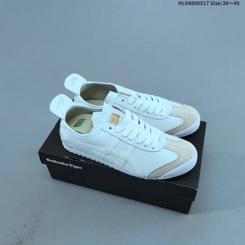 Onitsuka Tiger Mexico 66 Cream Brown Green Blue EU 36-45 Sneaker Casual Sneakers - Unisex (BS-68833)