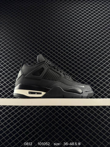 Jordan Air Jordan 4 Nigel Sylvester Brick By Brick Black Sail White EU 36-48 5 Basketball Shoe - Unisex (BS-80926)