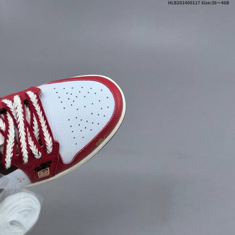 Jordan Air Jordan 1 Low OG White Red Brown Tan EU 36-46 Casual - Unisex (BS-66937)
