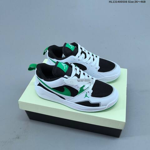 Jordan Air Jordan CMFT Era White Black Green EU 36-46 Casual - Unisex (BS-66013)