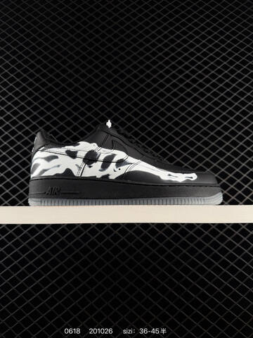Nike Air Force 1 07 Black White Clear EU 36-45 Sneaker - Unisex (BS-70709)