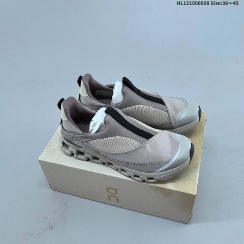On Running Cloud X 4 Slip On Black White Or Lavender Purple EU 36 To 45 Running Shoe Running Sneakers - Unisex (BS-69573)