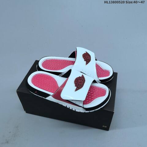Jordan Hydro 2 Retro Black White Pink EU 40-47 Casual - Men's (BS-65923)