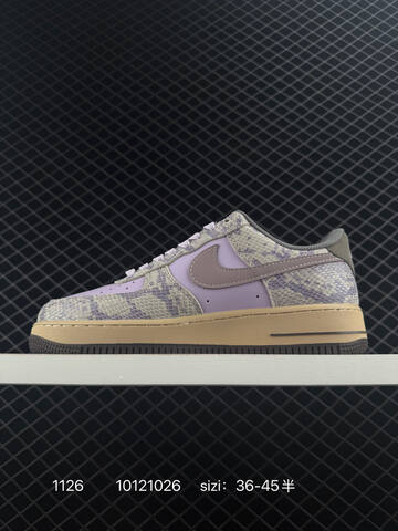 Nike Air Force 1 07 White With Blue Accents EU 36-45 Lifestyle - Unisex (BS-73993)