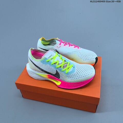 Nike ZoomX Vaporfly Next 3 Volt Black Orange Blue EU 36-45 Running Shoe - Unisex BS-60861