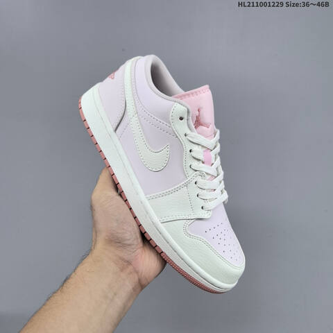 Jordan Air Jordan 1 Low Pink White Mint 36 46 Lifestyle - Unisex (BS-67200)