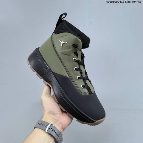 Jordan Air Jordan City Boot Olive Green Black Gum 40 45 Casual - Men s BS-66212