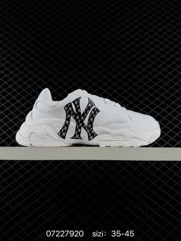 MLB LA Big Ball Chunky White Navy Blue Grey EU 35-45 Sneaker Casual Sneakers - Unisex